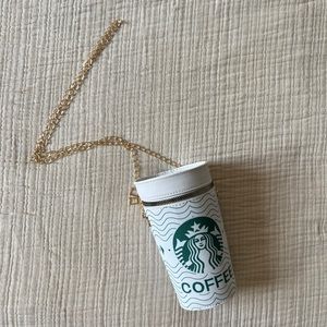 Coffee Cup Cylinder Crossbody Bag